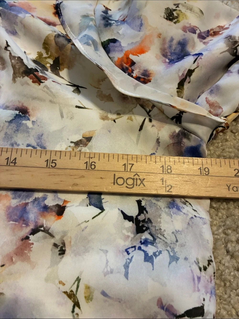 Anthropologie Dolan Araminta Cream Floral Ruffle Keyhole Blouse Small